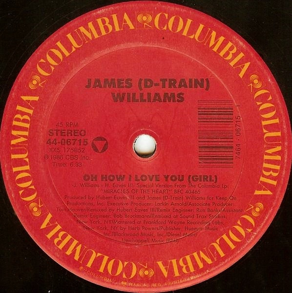 James "D-Train" Williams - Oh How I Love You (Girl)