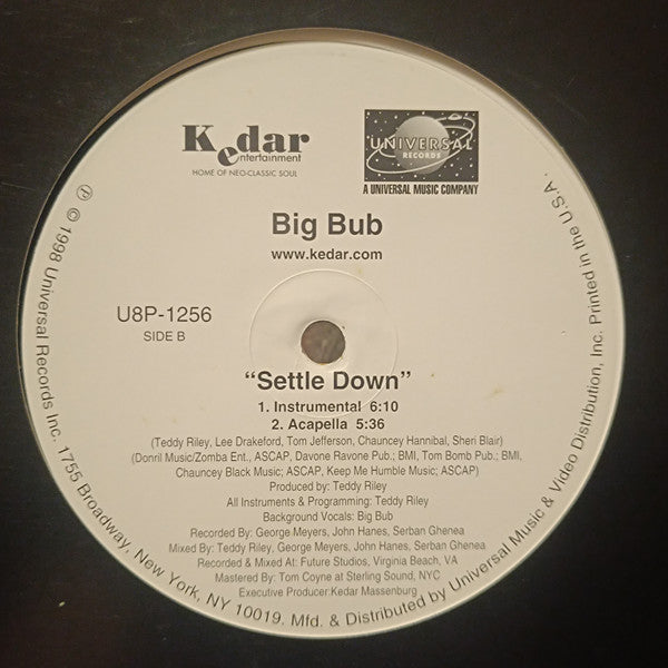 Big Bub - Settle Down