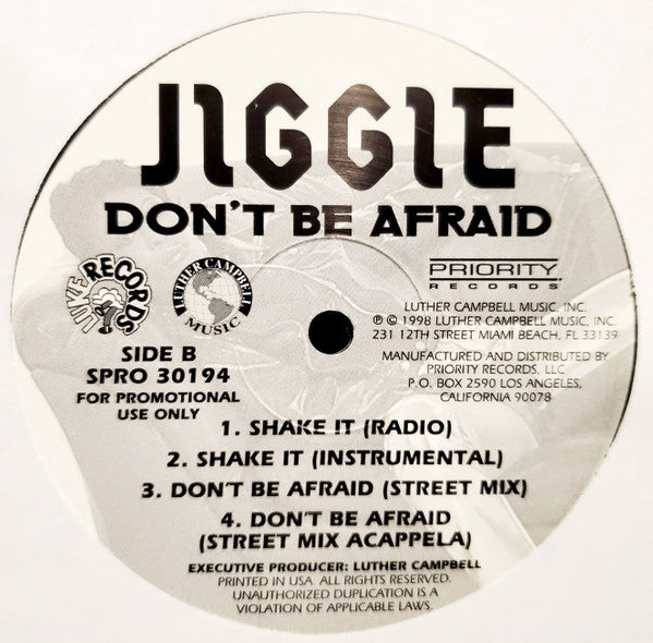 Jiggie Gee - Don't Be Afraid