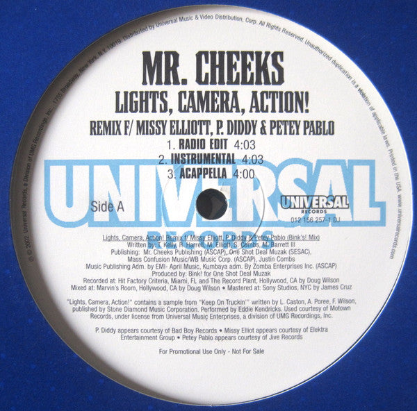 Mr. Cheeks - Lights, Camera, Action! (Remix)