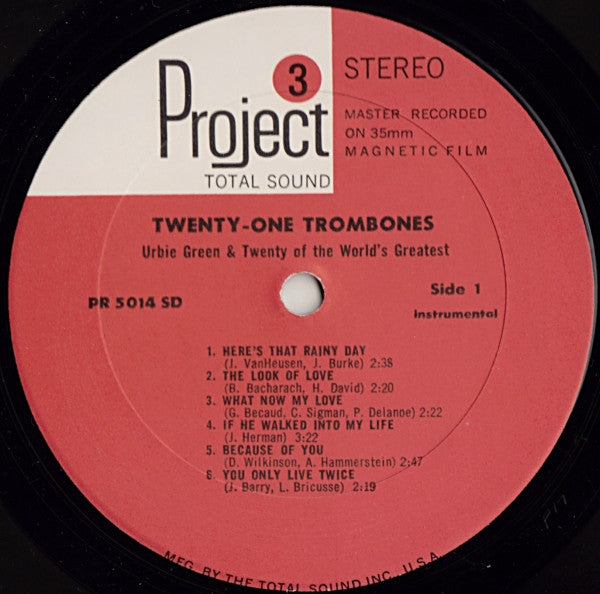 Urbie Green And Twenty Of The "World's Greatest" - Twenty-One Trombones