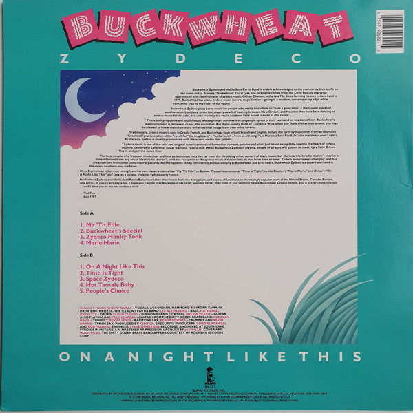 Buckwheat Zydeco - On A Night Like This