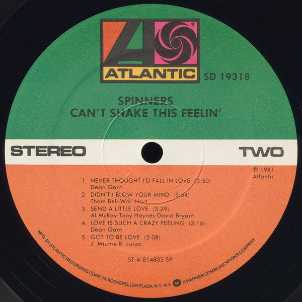 Spinners - Can't Shake This Feelin'
