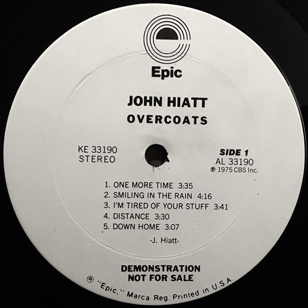 John Hiatt - Overcoats