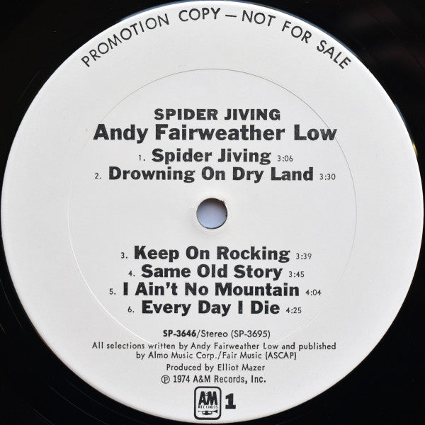 Andy Fairweather-Low - Spider Jiving