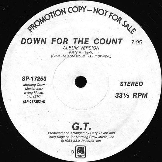 Gary Taylor - Down For The Count