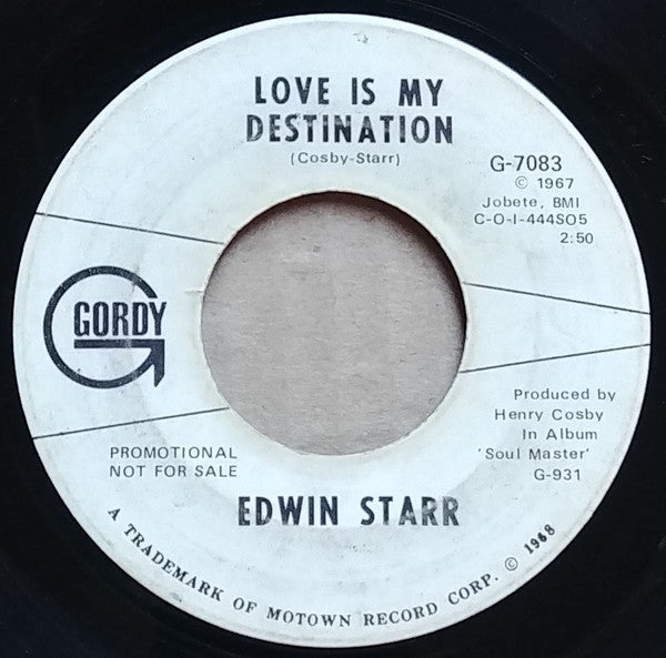 Edwin Starr - Twenty-Five Miles / Love Is My Destination