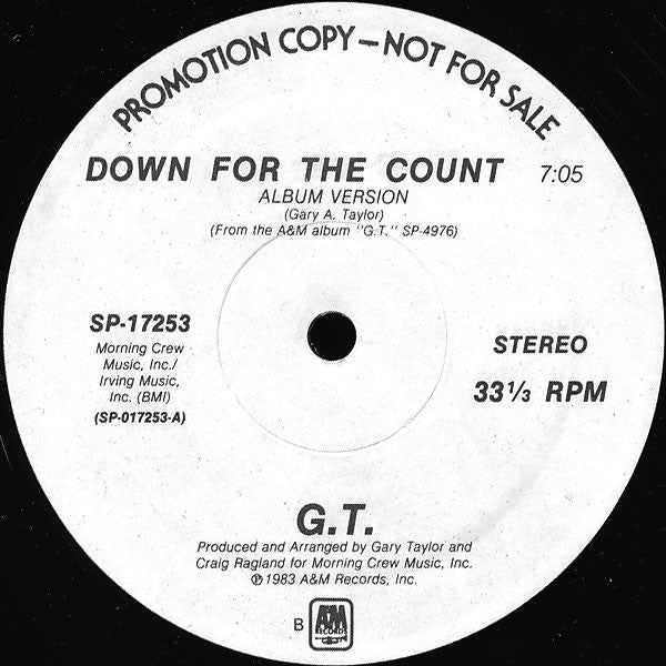 Gary Taylor - Down For The Count