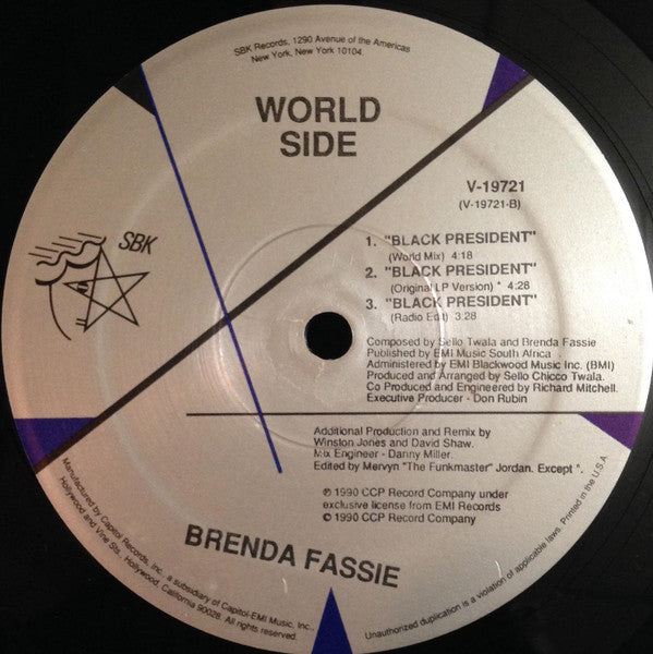 Brenda Fassie - Black President