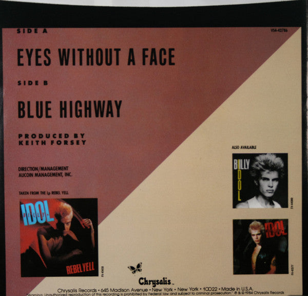 Billy Idol - Eyes Without A Face