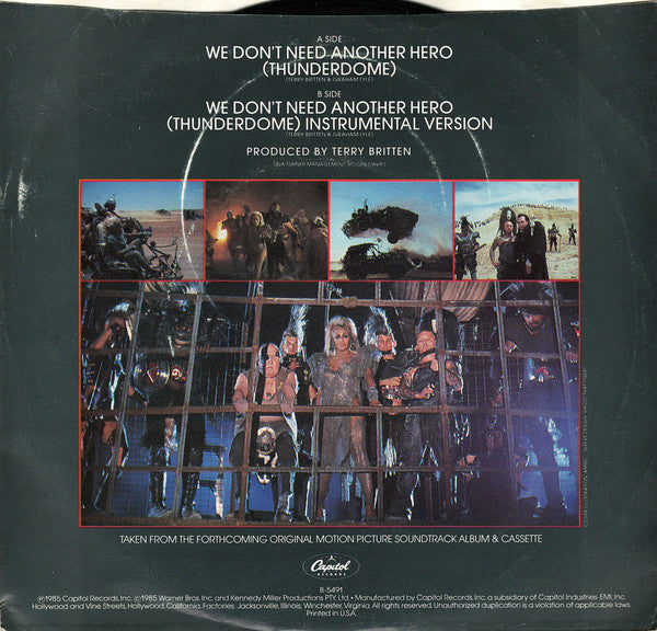 Tina Turner - We Don't Need Another Hero (Thunderdome)