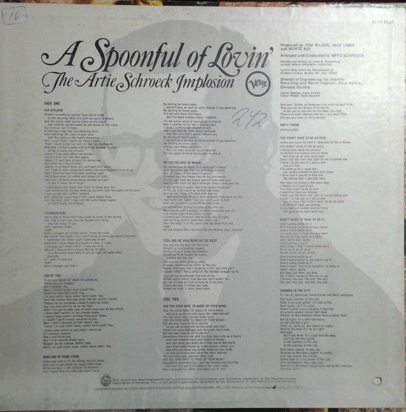 The Artie Schroeck Implosion - A Spoonful Of Lovin'