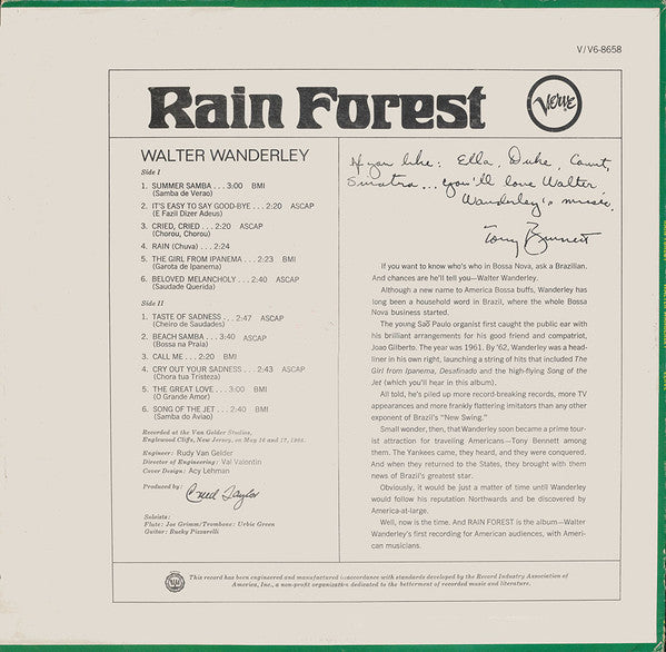 Walter Wanderley - Rain Forest