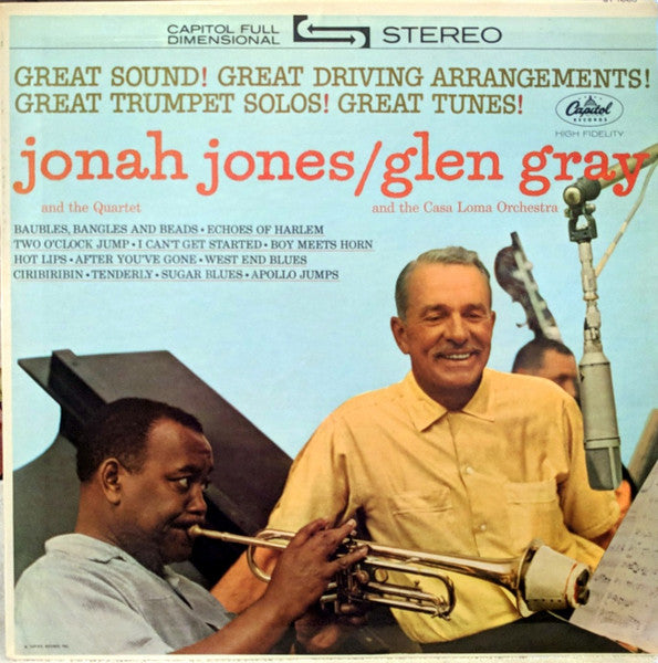 The Jonah Jones Quartet - Jonah Jones And The Quartet / Glen Gray And The Casa Loma Orchestra