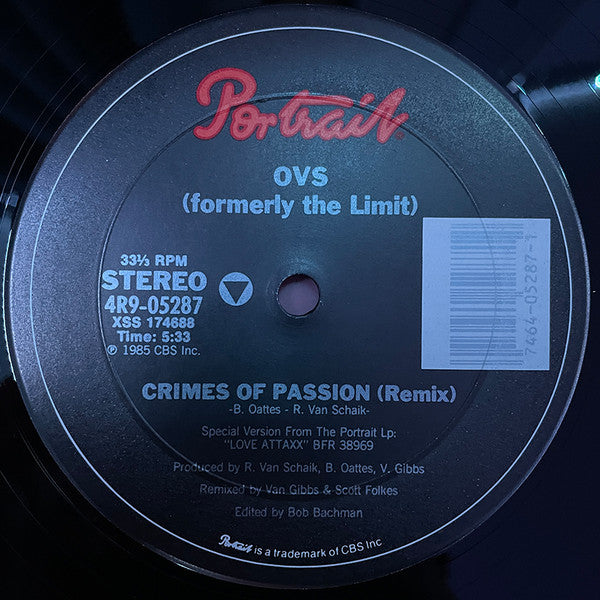 Oattes Van Schaik - Crimes Of Passion