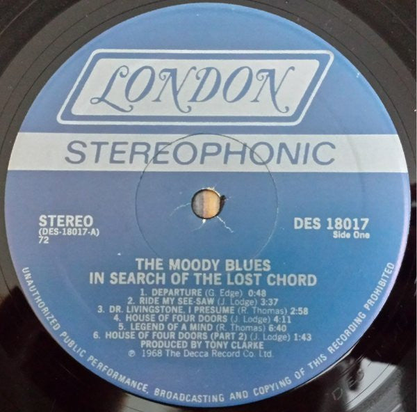 The Moody Blues - In Search Of The Lost Chord