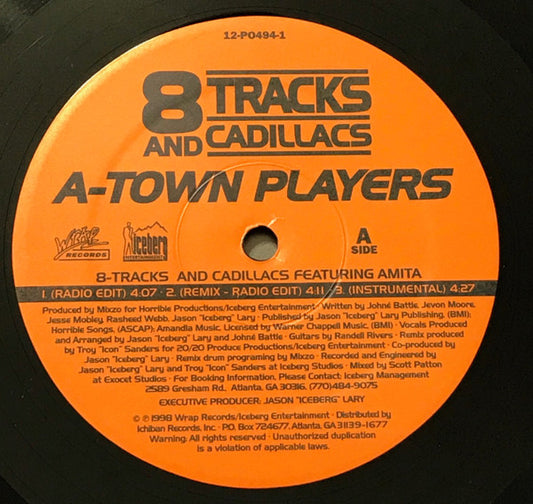 A-Town Players - 8 Tracks And Cadillacs/The Bump
