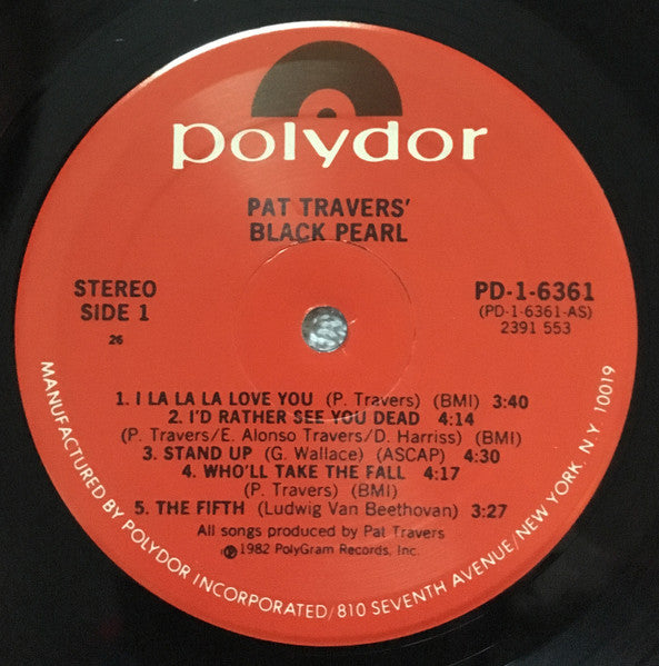 Pat Travers - Black Pearl