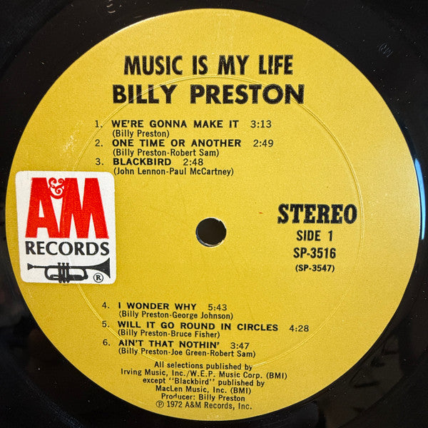 Billy Preston - Music Is My Life
