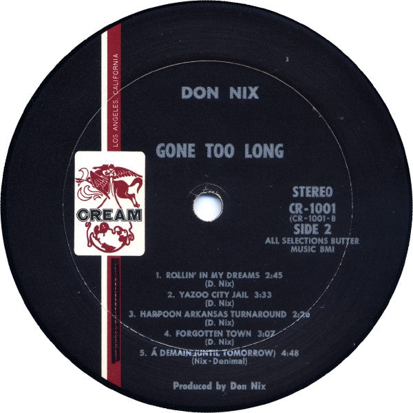 Don Nix - Gone Too Long