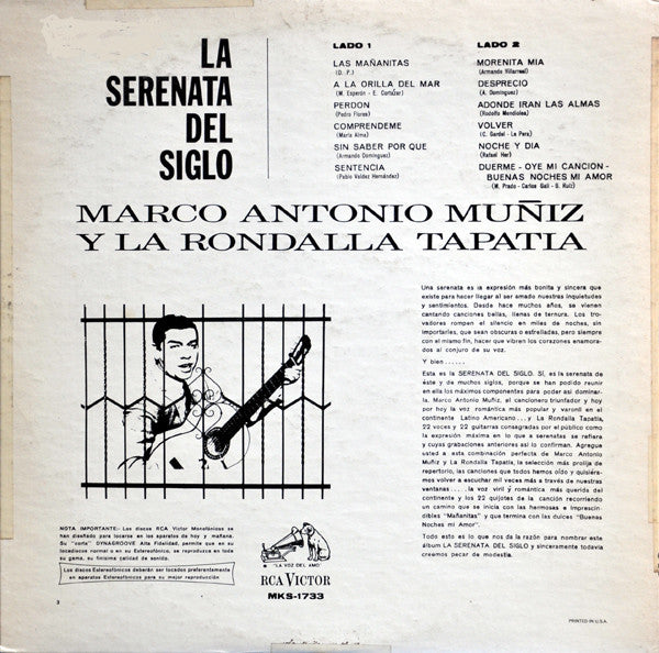 Marco Antonio Muñiz - La Serenata Del Siglo