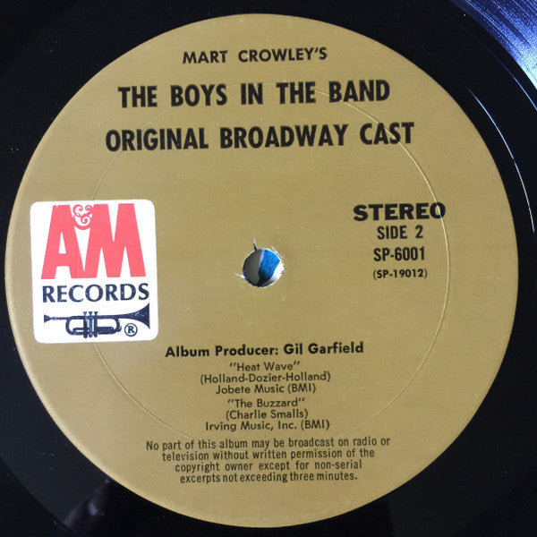 Mart Crowley's - The Boys In The Band (The Original Broadway Cast Album)
