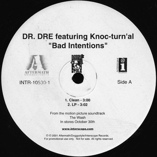 Dr. Dre - Bad Intentions