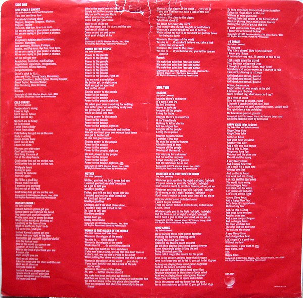 John Lennon - Shaved Fish