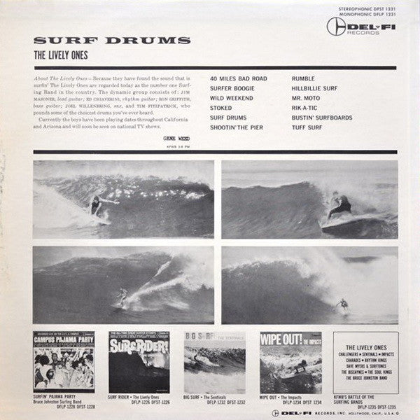 The Lively Ones - Surf Drums