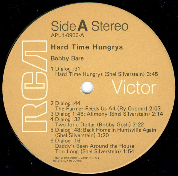 Bobby Bare - Hard Time Hungrys