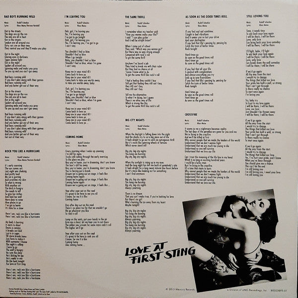 Scorpions - Love At First Sting