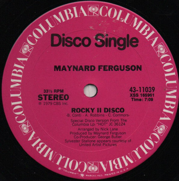 Maynard Ferguson - Rocky II Disco / Gabriel