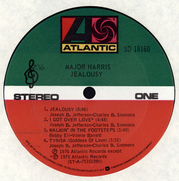 Major Harris - Jealousy