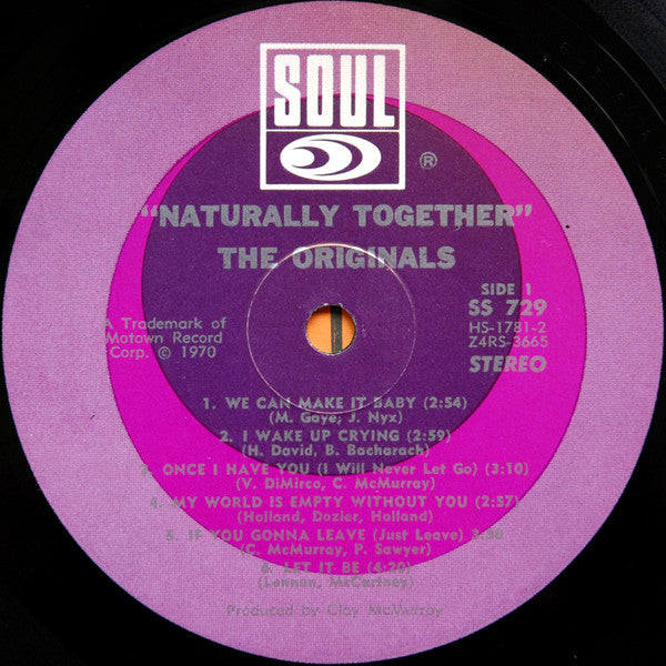 The Originals - Naturally Together
