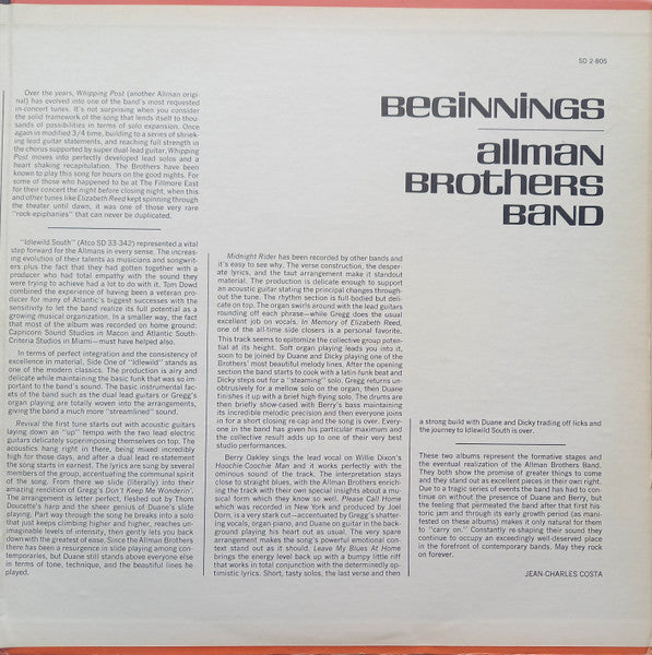 The Allman Brothers Band - Beginnings