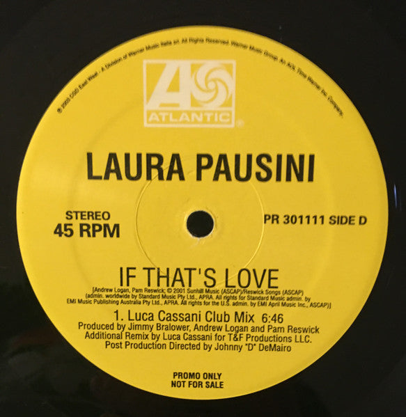 Laura Pausini - If That's Love