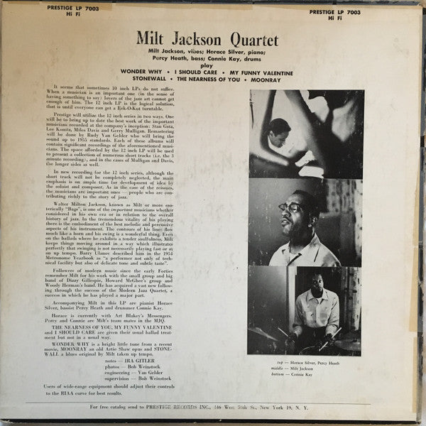 Milt Jackson Quartet