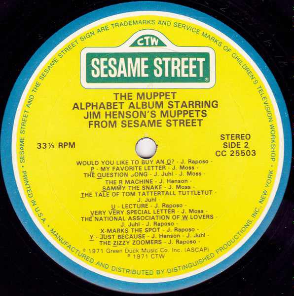 Sesame Street - The Muppet Alphabet Album