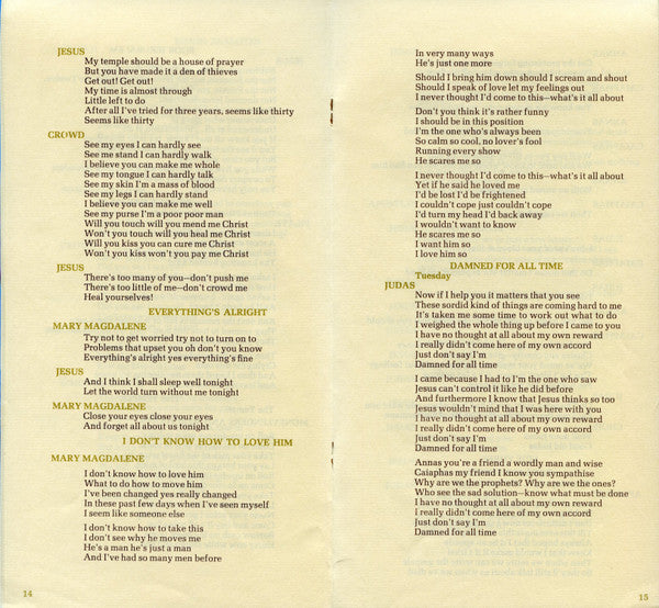 Andrew Lloyd Webber And Tim Rice - Jesus Christ Superstar - A Rock Opera