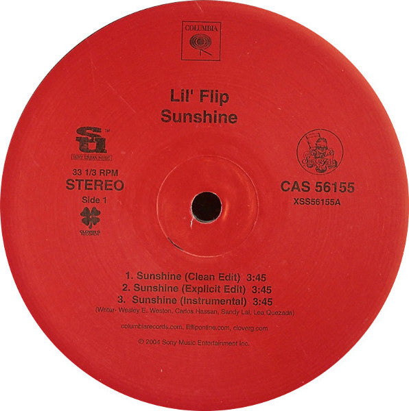 Lil' Flip - Sunshine / We Ain't Playin