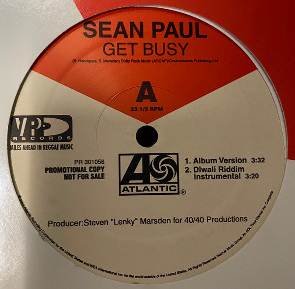 Sean Paul - Get Busy