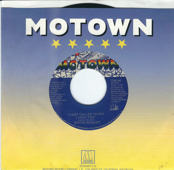 Stevie Wonder - I Just Called To Say I Love You
