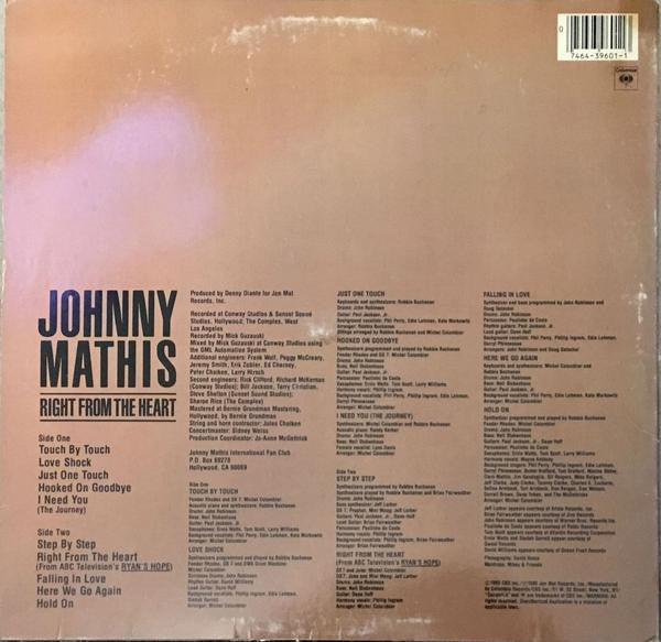 Johnny Mathis - Right From The Heart