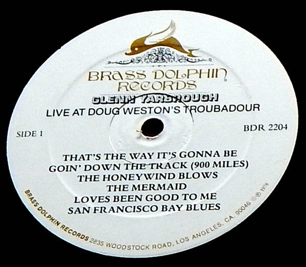 Glenn Yarbrough - Live At Doug Weston's Troubadour