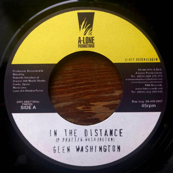 Glen Washington - In The Distance / A-Lone Riders