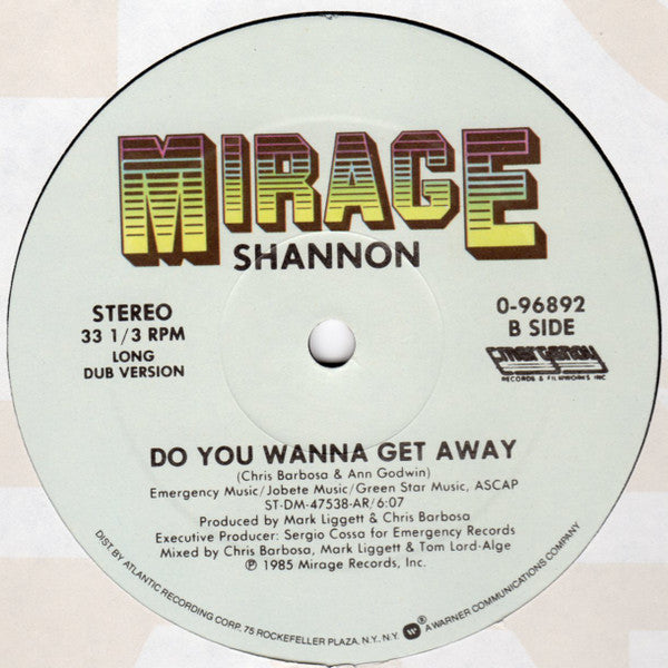Shannon - Do You Wanna Get Away