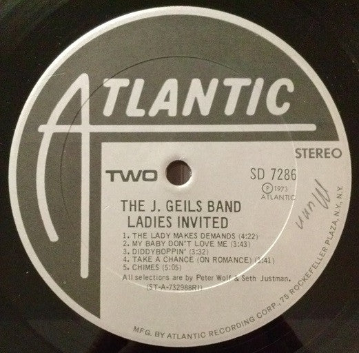 The J. Geils Band - Ladies Invited