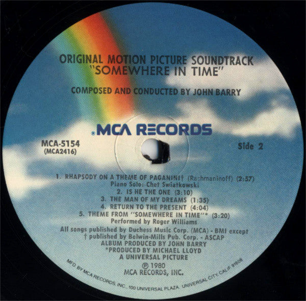 John Barry - Somewhere In Time (Original Motion Picture Soundtrack)