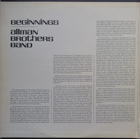 The Allman Brothers Band - Beginnings