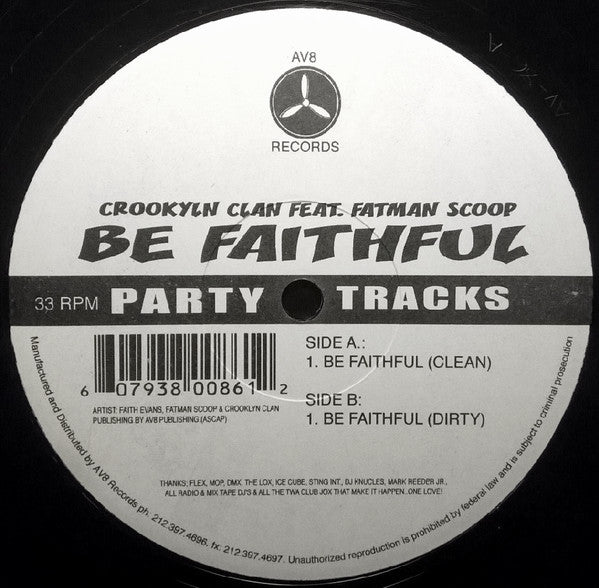 Crooklyn Clan - Be Faithful